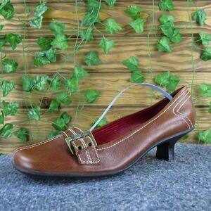 Kenneth Cole Reaction Women Over The Moon Pump Brown Leather Pump 8  Used 2025